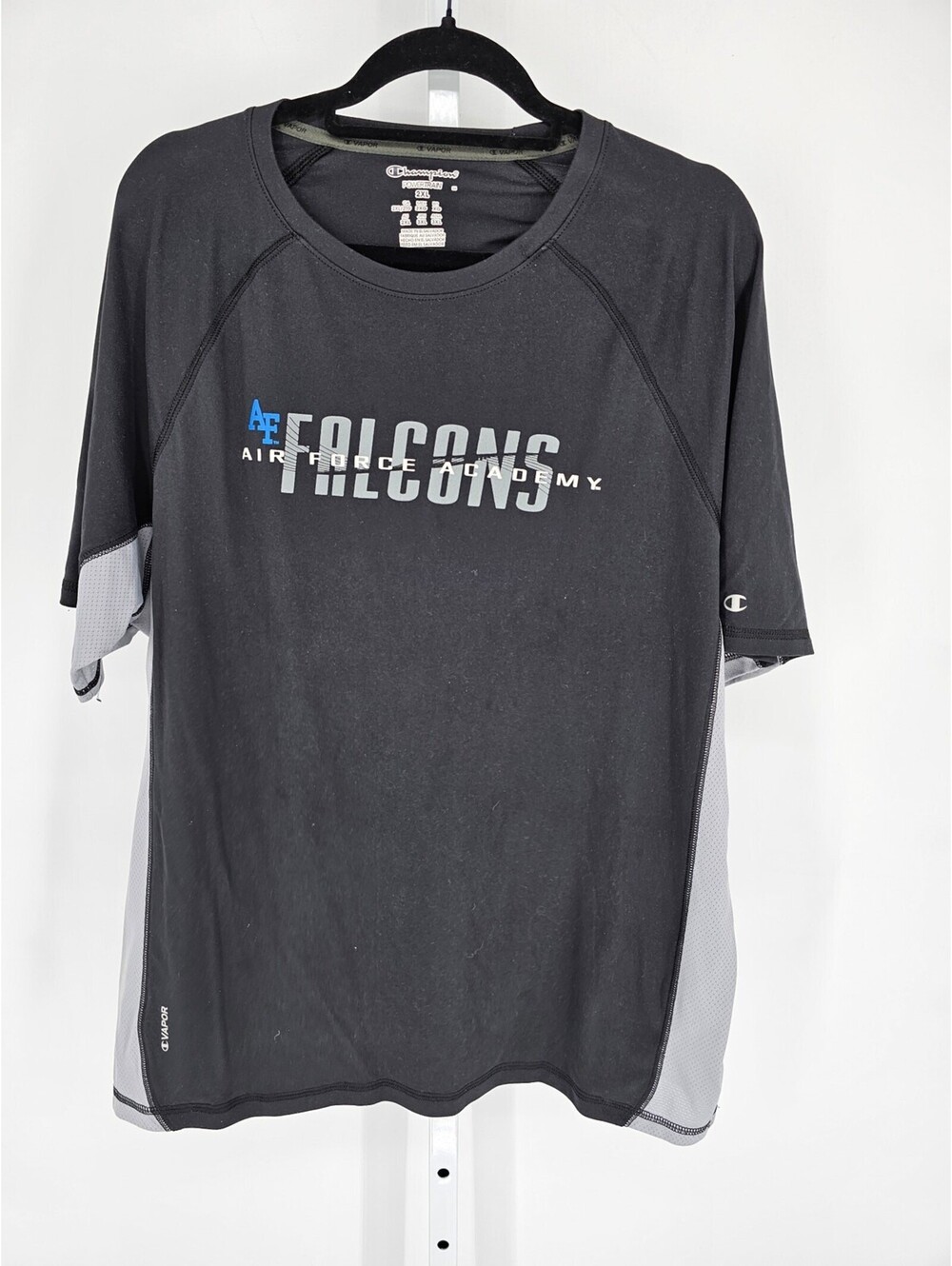 Champion Powertrain Mens Sz 2XL Short Sleeve Athletic Shirt Air Force Falcons - Picture 1 of 4